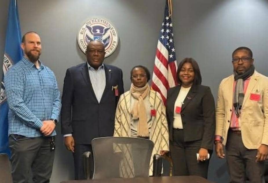 Victor Smith Visits Detained Ghanaians In U.S. Immigration Facility