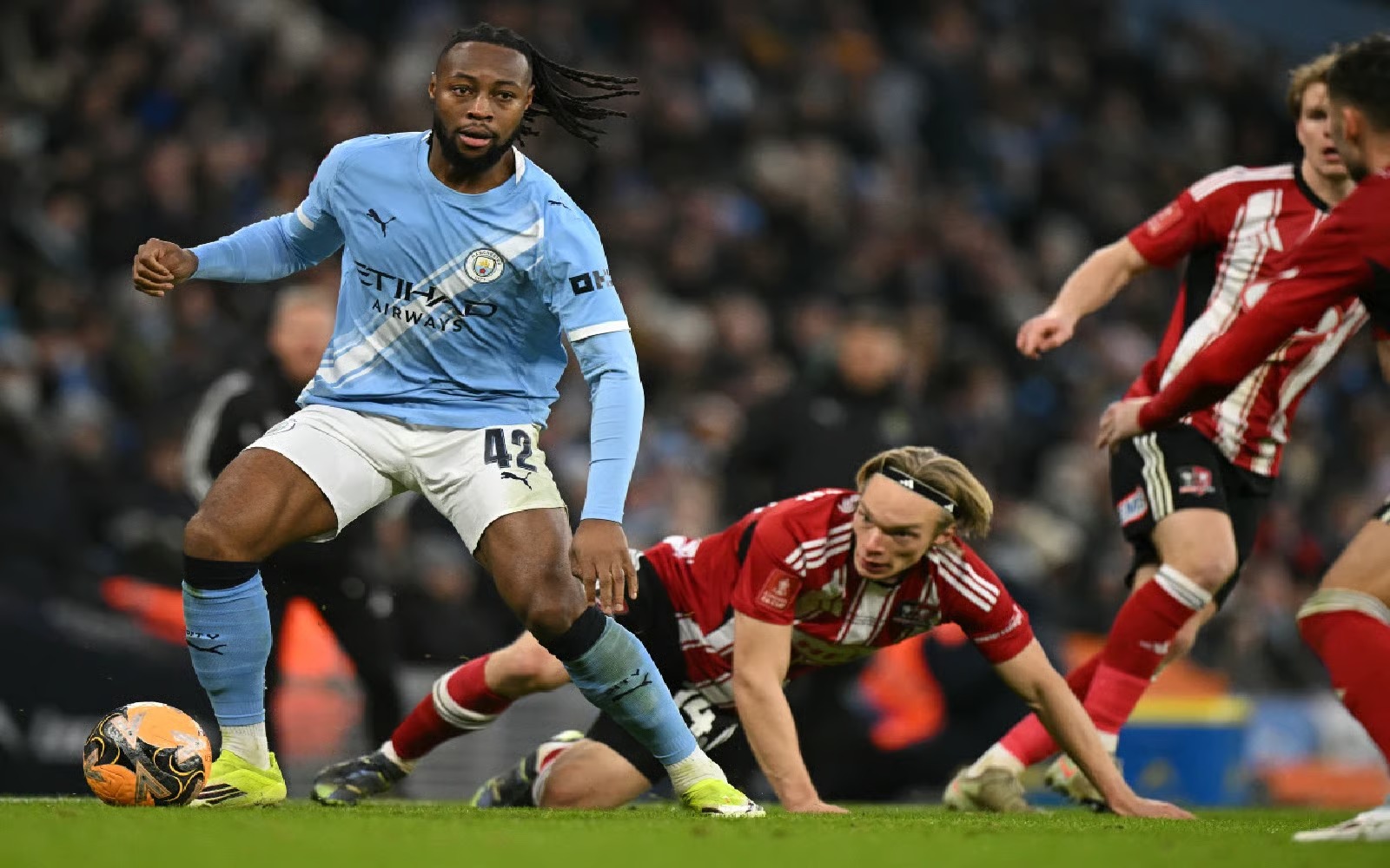 Semenyo Scores On Man City Debut In 10-Goal Rout Of Exeter