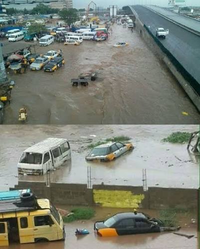 Accra Floods Halts Businesses  
