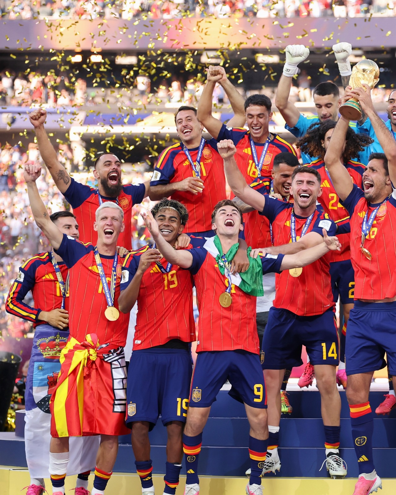 Spain Lift 2026 World Cup Trophy After Extra-Time Triumph Over Argentina   