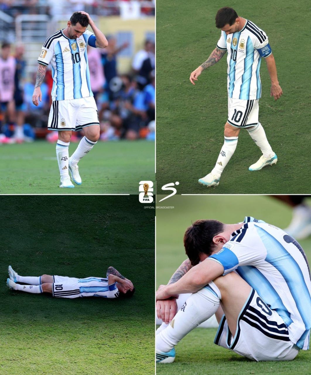 Messi Bows Out In Tears As Spain End Argentina’s World Cup Reign