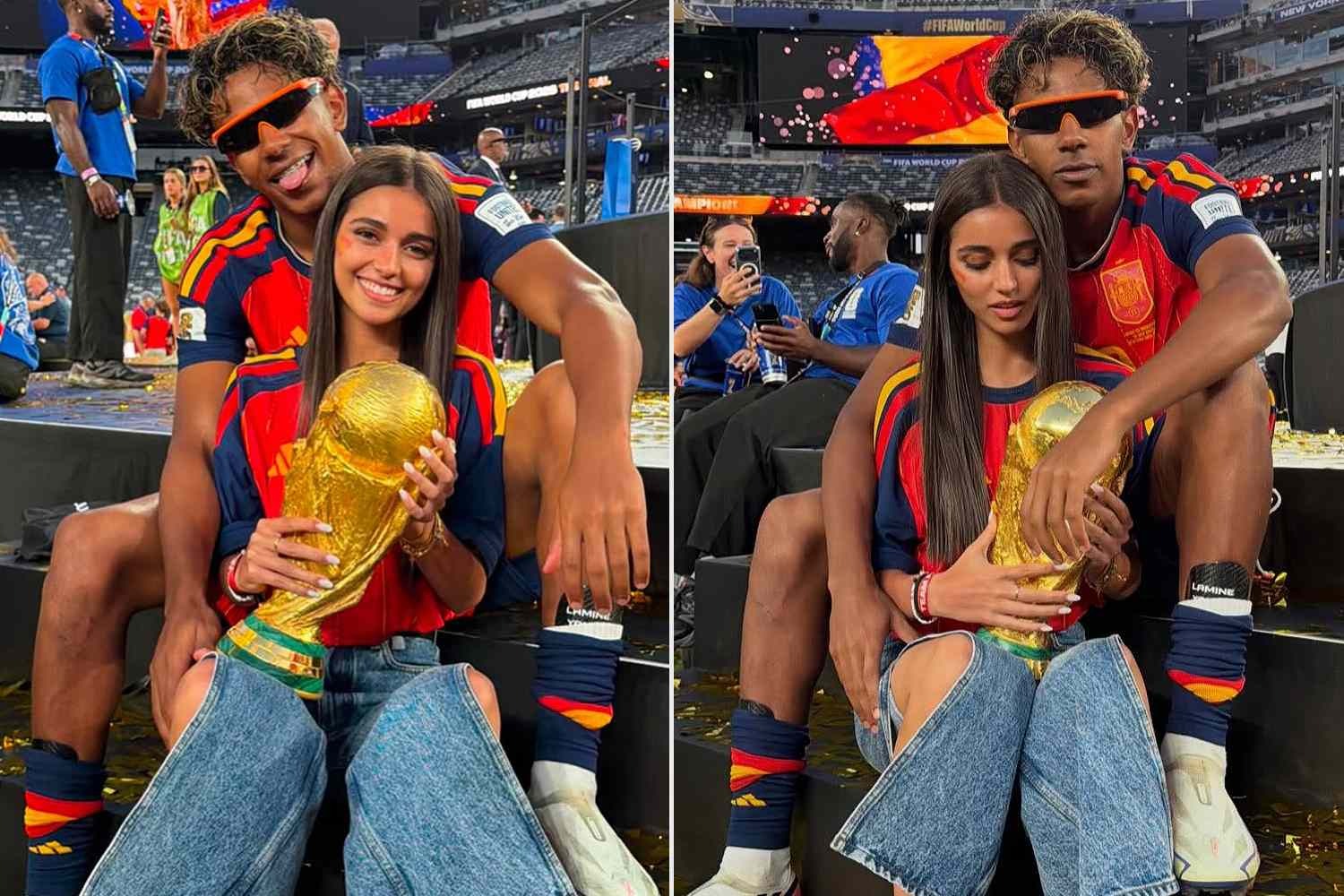 Lamine Yamal Marks Historic World Cup Triumph With Girlfriend After Spain’s Victory Over Argentina   