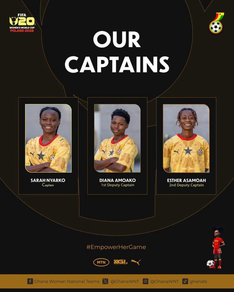 Sarah Nyarko Handed Black Princesses Captaincy Ahead Of Eighth World Cup Appearance